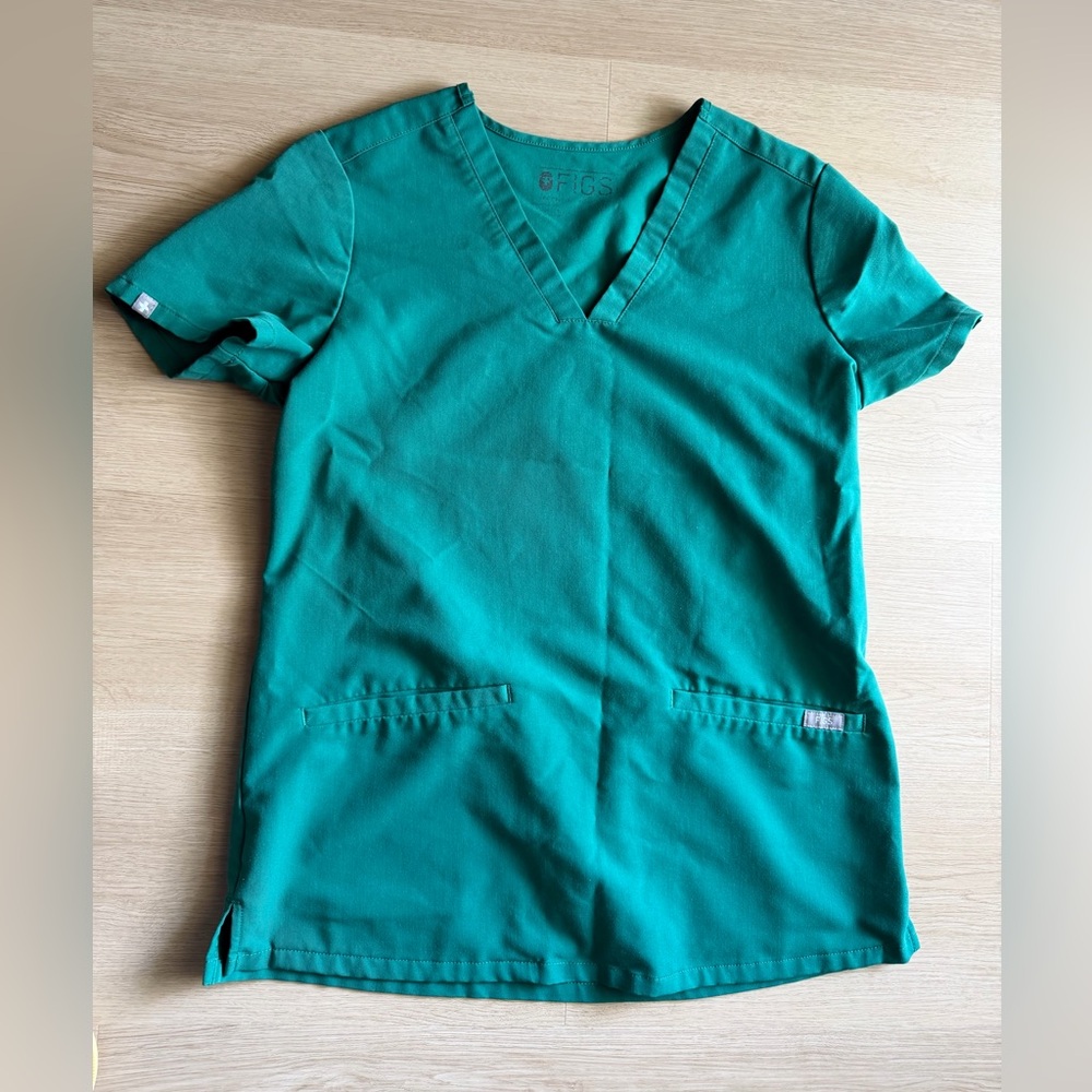 Figs Green Women's Scrub Top *XS*